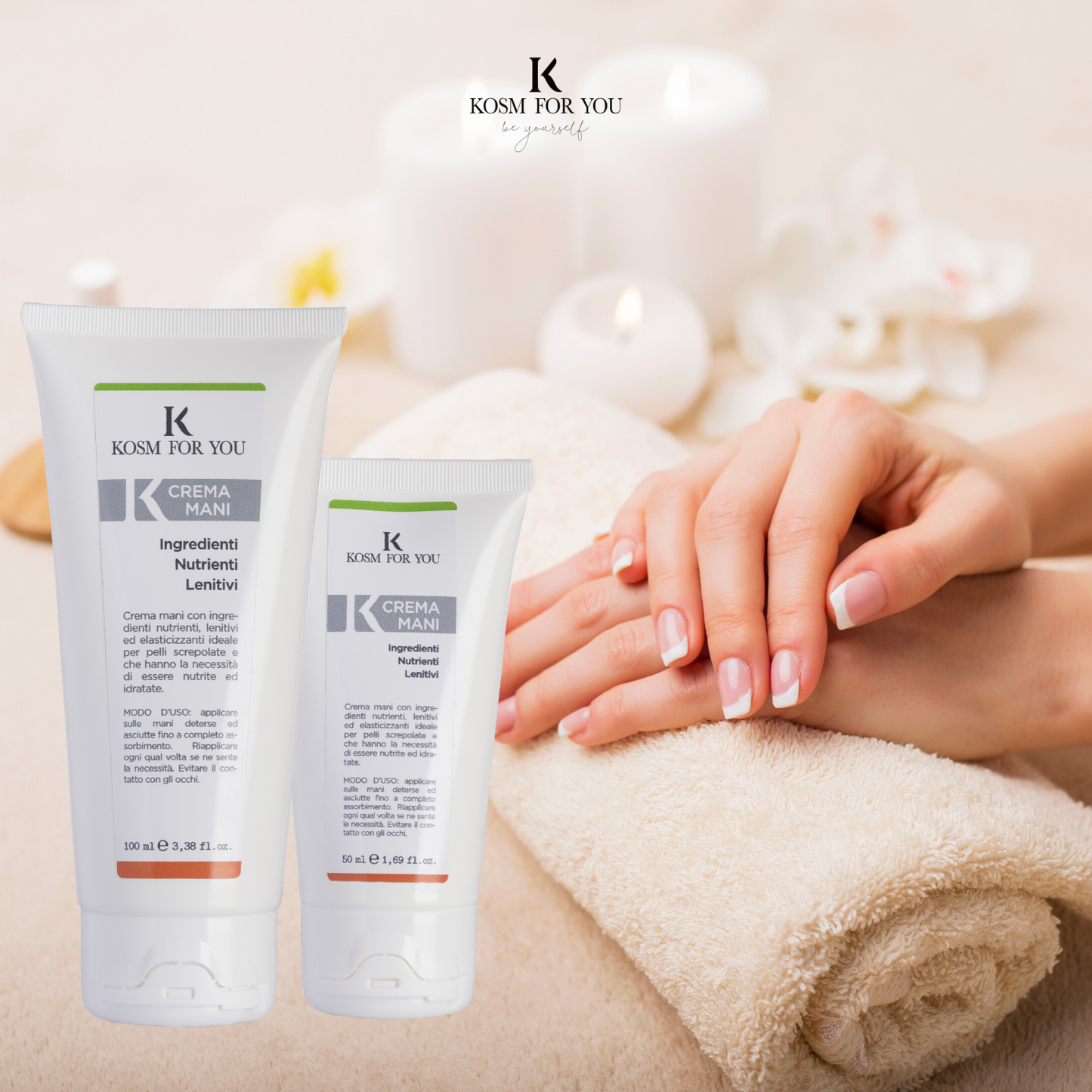 Moisturizing, Nourishing, Soothing, Elasticizing Hand Cream for Dry, Chapped and Sensitive Skin. Organic Ingredients