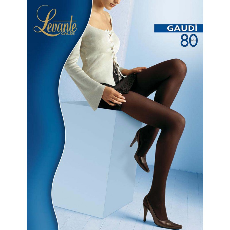 Levante Women's Tights Gaudì Stockings 80 Denier Tuttonudo flat seam