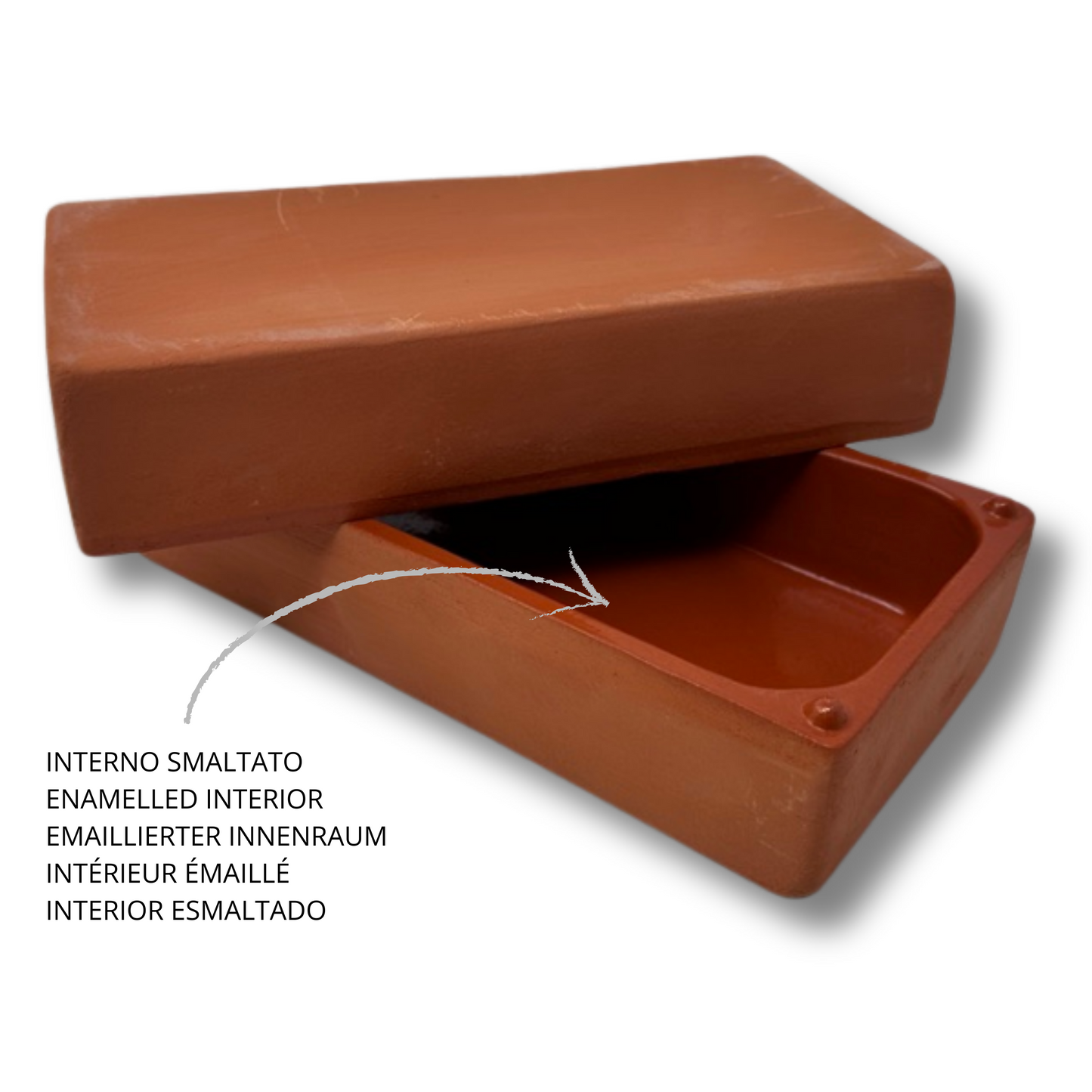 TooCook Brick Cook Mattone in Terracotta per Cucina Naturale Senza