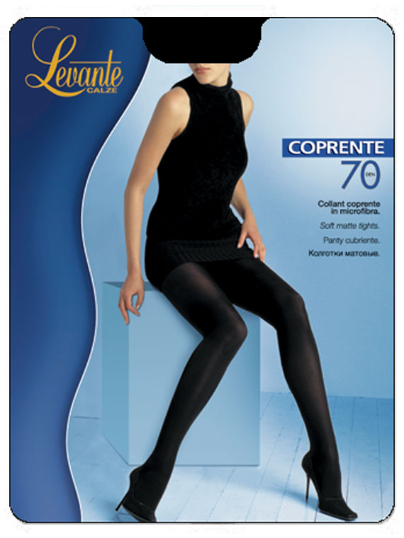 Levante Women's Opaque Tights Stockings 70 Denier Tuttonudo in microfibre