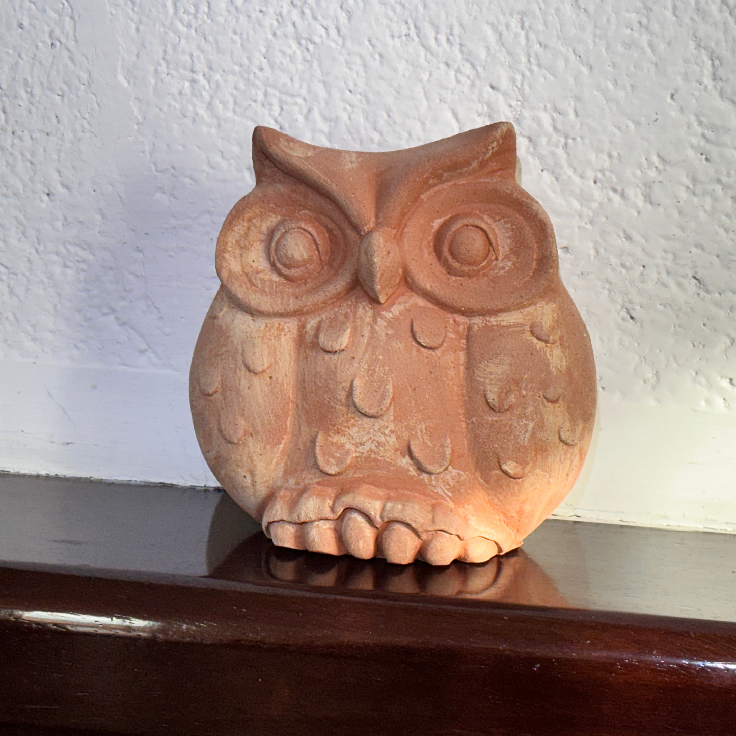 Handcrafted terracotta ball toad for garden furniture and weatherproof home decoration