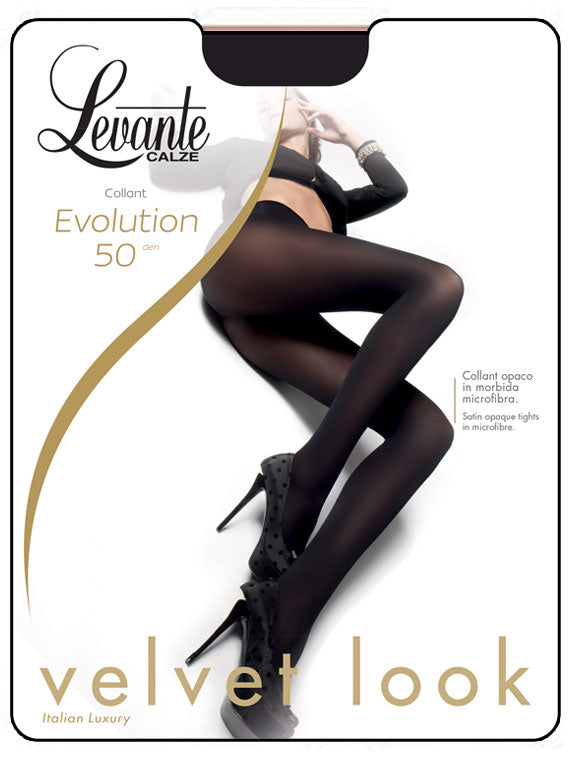 Levante Collant Donna Evolution 50 DEN Microfibre stockings Opaque stocking