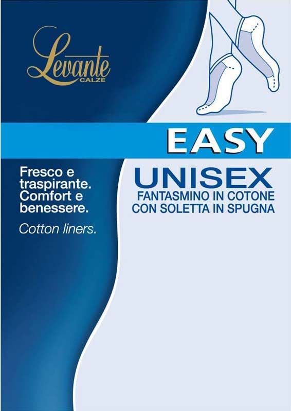 Levante Women's Sock - Unisex Ghost - In cotton - 2 pairs