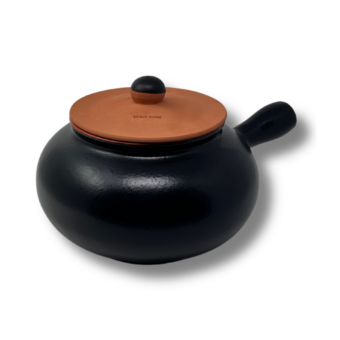 Toocook Potato and Chestnut Cooker in Black Glazed Terracotta for Simple Natural Cooking No Fat and without altering the properties of the food 100% Made in Italy