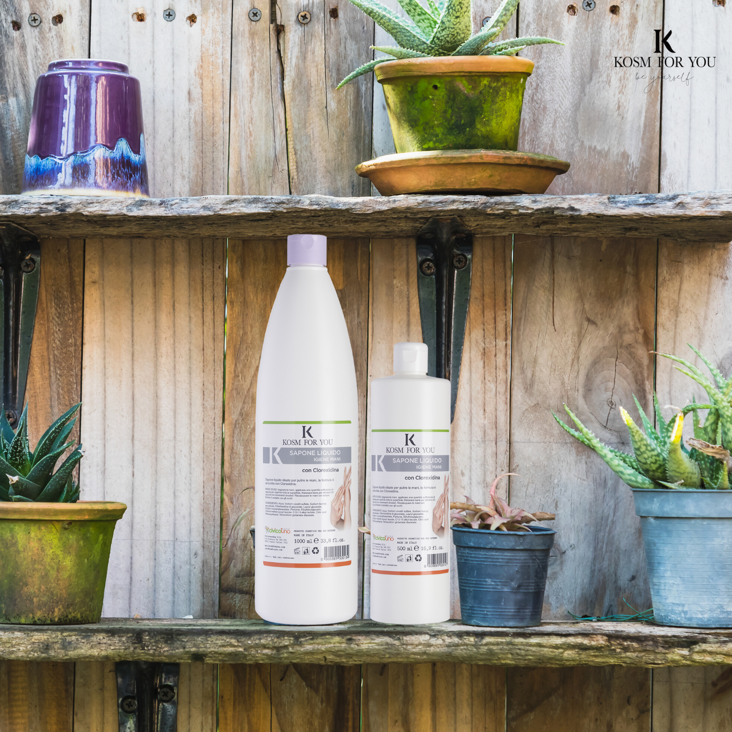 Liquid Hand Soap with Essential Oils, Tea Tree and Organic Aloe Vera - Cleans and Moisturizes the skin