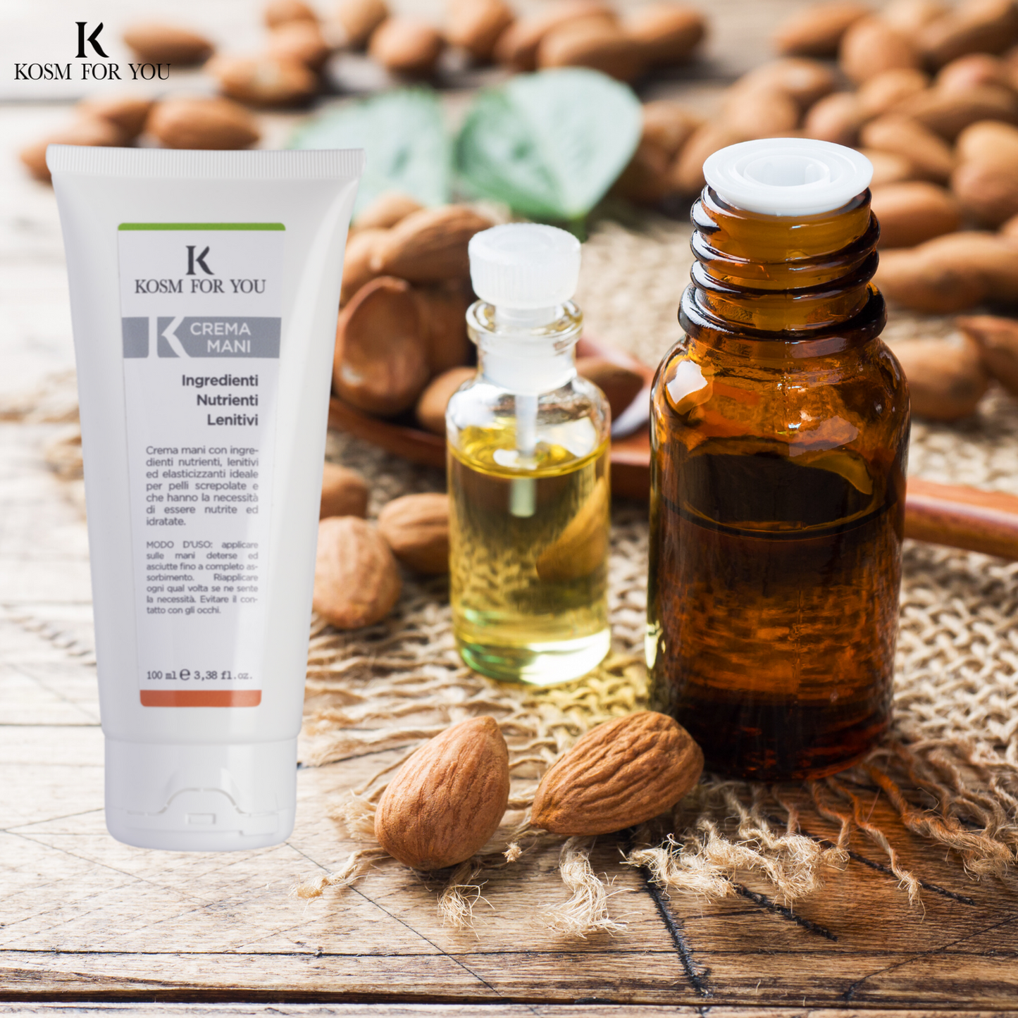 Moisturizing, Nourishing, Soothing, Elasticizing Hand Cream for Dry, Chapped and Sensitive Skin. Organic Ingredients