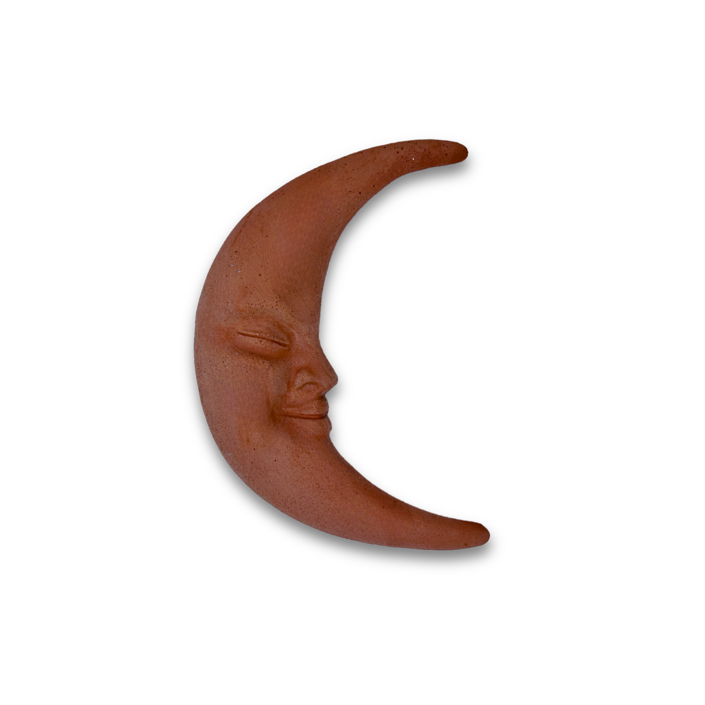 Toocook Wall moon in handcrafted terracotta for home furnishing and decoration Weatherproof 19 cm