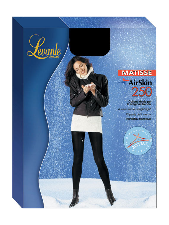 Levante Collant Donna Matisse Airskin 250 denari Calze ideali per il freddo inverno