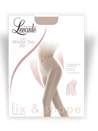 Levante Women's Tights Model top 20 denier Special Stocking Slimming bodice stockings