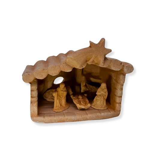 Toocook Presepe in Miniatura Realizzato a Mano in Ceramica Artigianale, Idea Regalo, Collezione e Decorazione per Addobbi Natalizi - Made in Italy (ART.68E8)