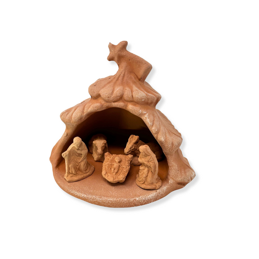 Toocook Presepe in Miniatura Realizzato a Mano in Ceramica Artigianale, Idea Regalo, Collezione e Decorazione per Addobbi Natalizi - Made in Italy (ART.68P8)