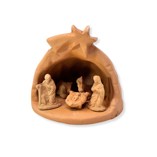 Toocook Presepe in Miniatura Realizzato a Mano in Ceramica Artigianale, Idea Regalo, Collezione e Decorazione per Addobbi Natalizi - Made in Italy (ART.68G8)