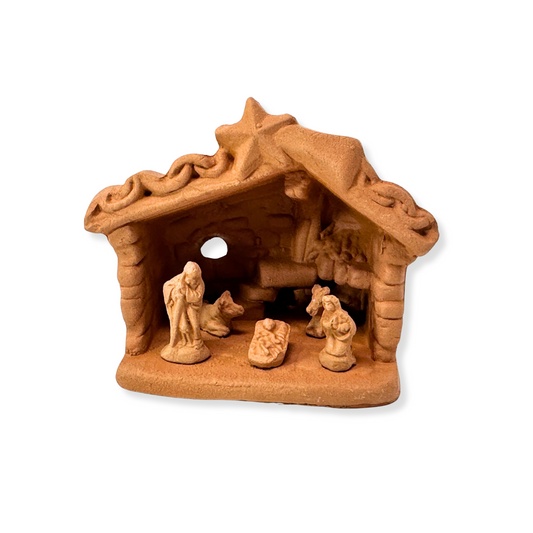 Toocook Presepe in Miniatura Realizzato a Mano in Ceramica Artigianale, Idea Regalo, Collezione e Decorazione per Addobbi Natalizi - Made in Italy (ART.232E5)