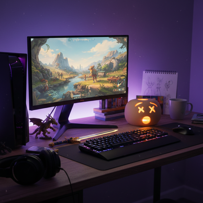 Toocook Lampada Decorativa Emoji Ics – Ceramica Artigianale con Base per Luce LED – Diametro 17 cm