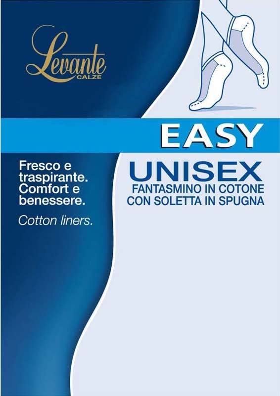 Levante Calzino Donna - Fantasmino Unisex - In cotone - 2 paia