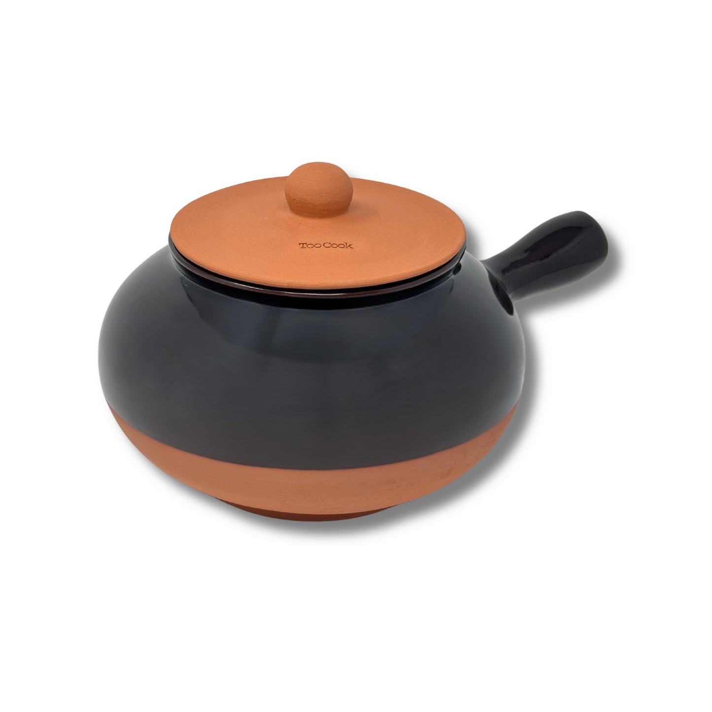 Toocook Potato and Chestnut Cooker in Natural/Brown Terracotta for Simple Natural Cooking No Fat and without altering the properties of the food 100% Made in Italy