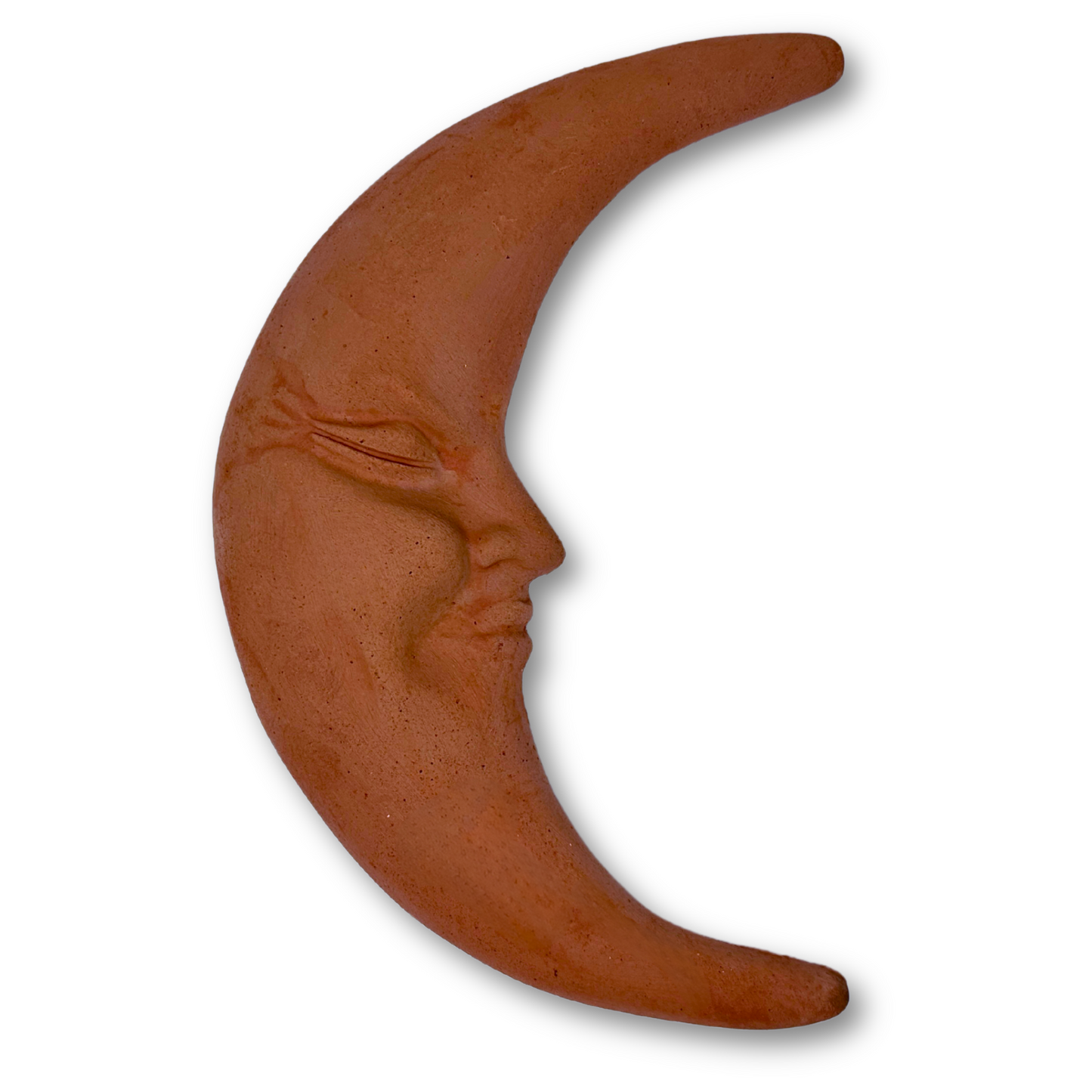 Toocook Wall moon in handcrafted terracotta for home furnishing and decoration Weatherproof 30 cm 