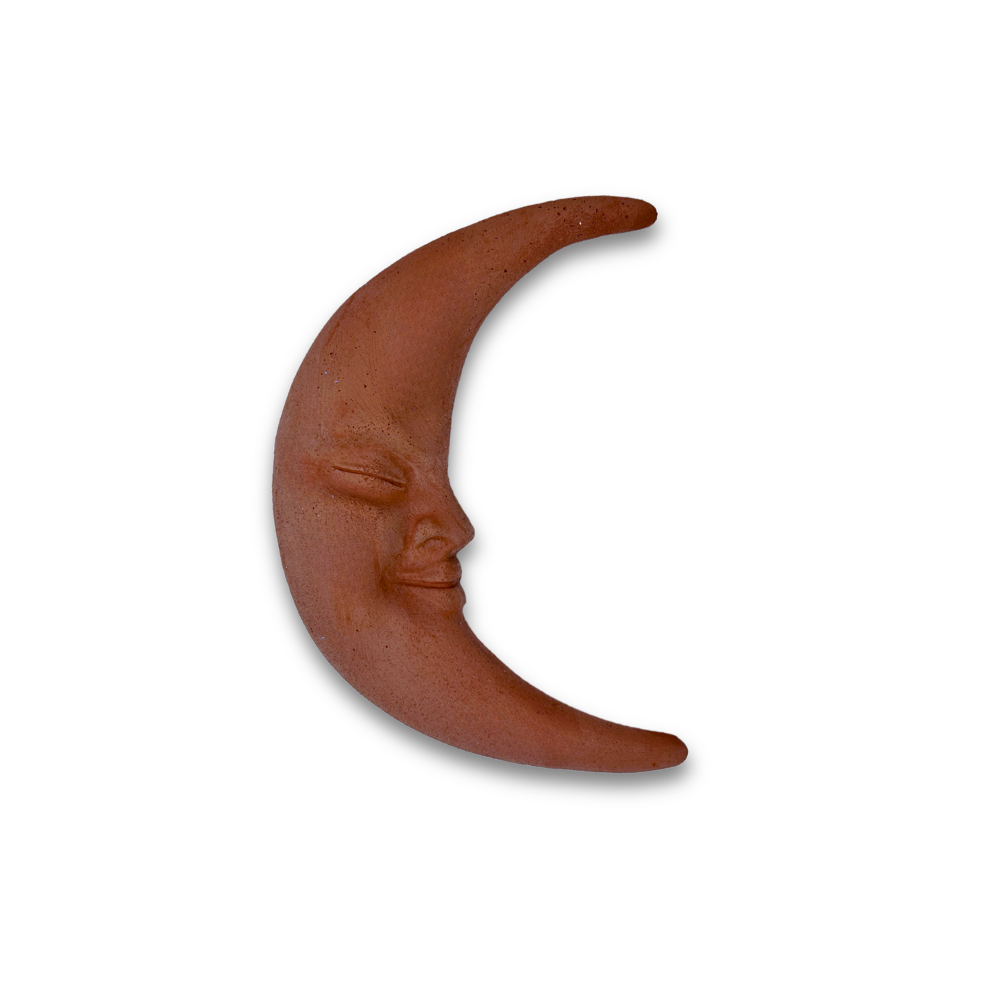 Toocook Wall moon in handcrafted terracotta for home furnishing and decoration Weatherproof 19 cm 